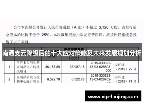 南通支云降级后的十大应对策略及未来发展规划分析